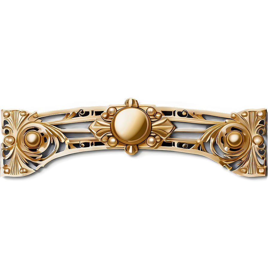 Art Deco Gold Trim Png Bmx PNG image