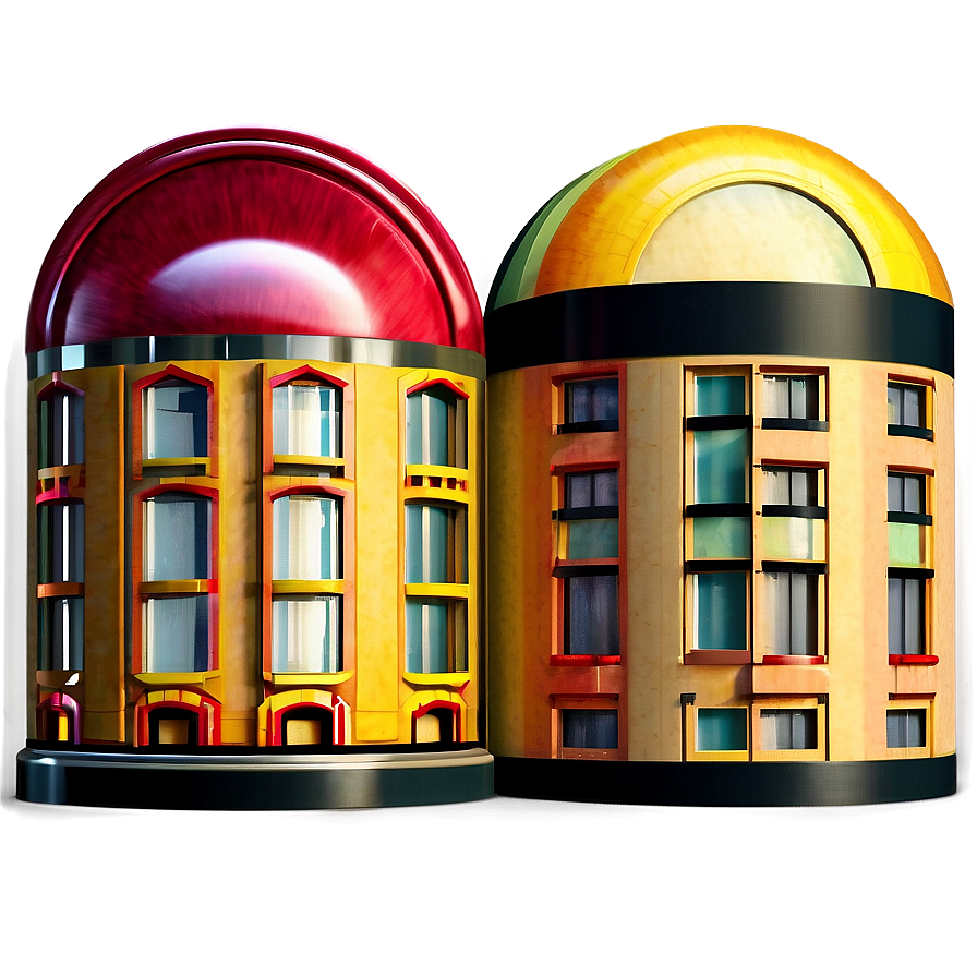 Art Deco Houses Png Tbx PNG image