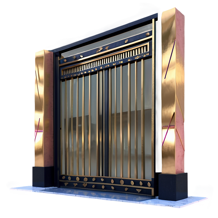 Art Deco Inspired Gate Png Amy PNG image