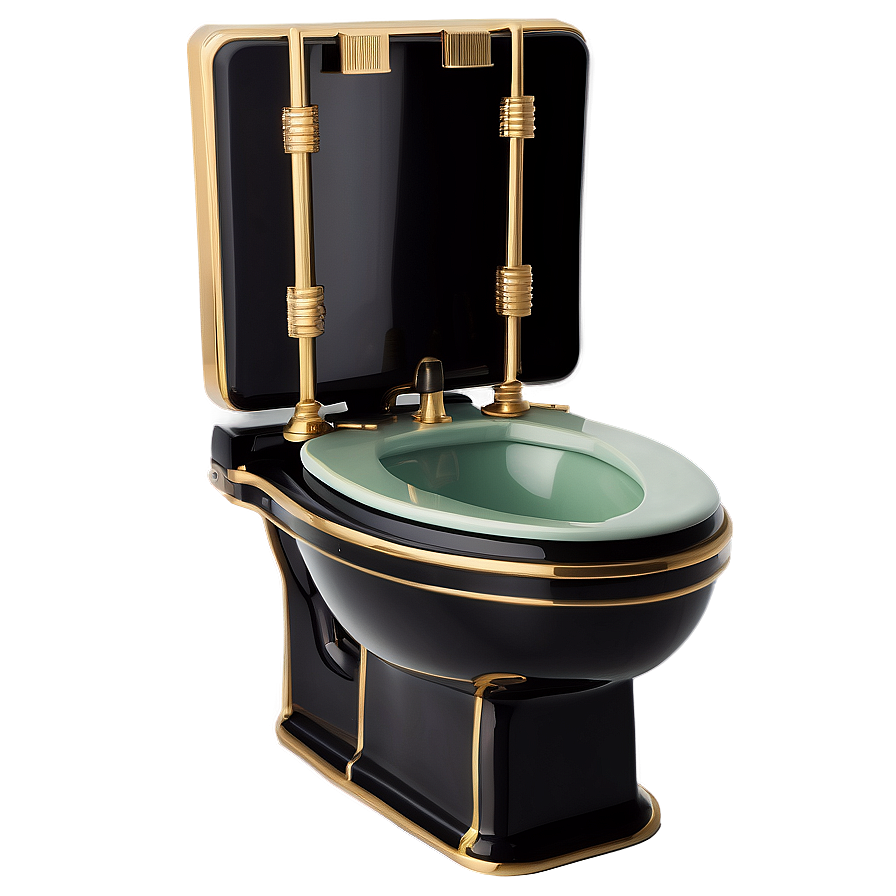 Art Deco Inspired Toilet Png 05042024 PNG image