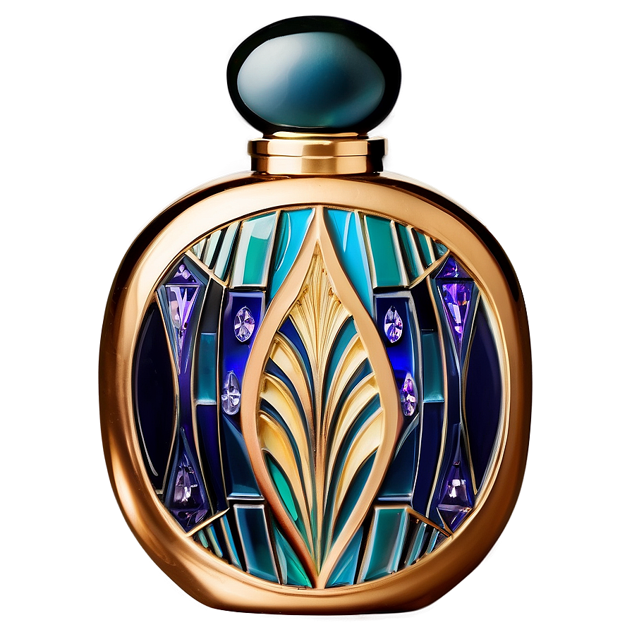 Art Deco Perfume Bottle Png 06212024 PNG image