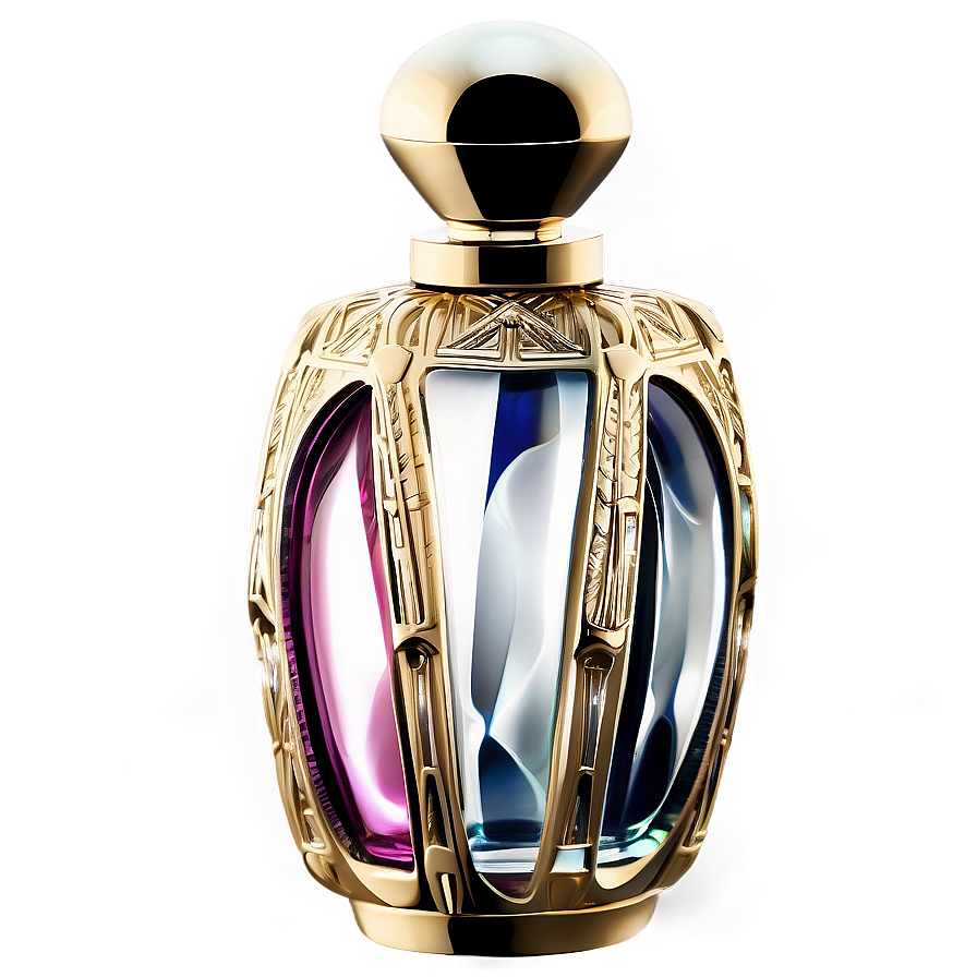 Art Deco Perfume Bottle Png Whc PNG image