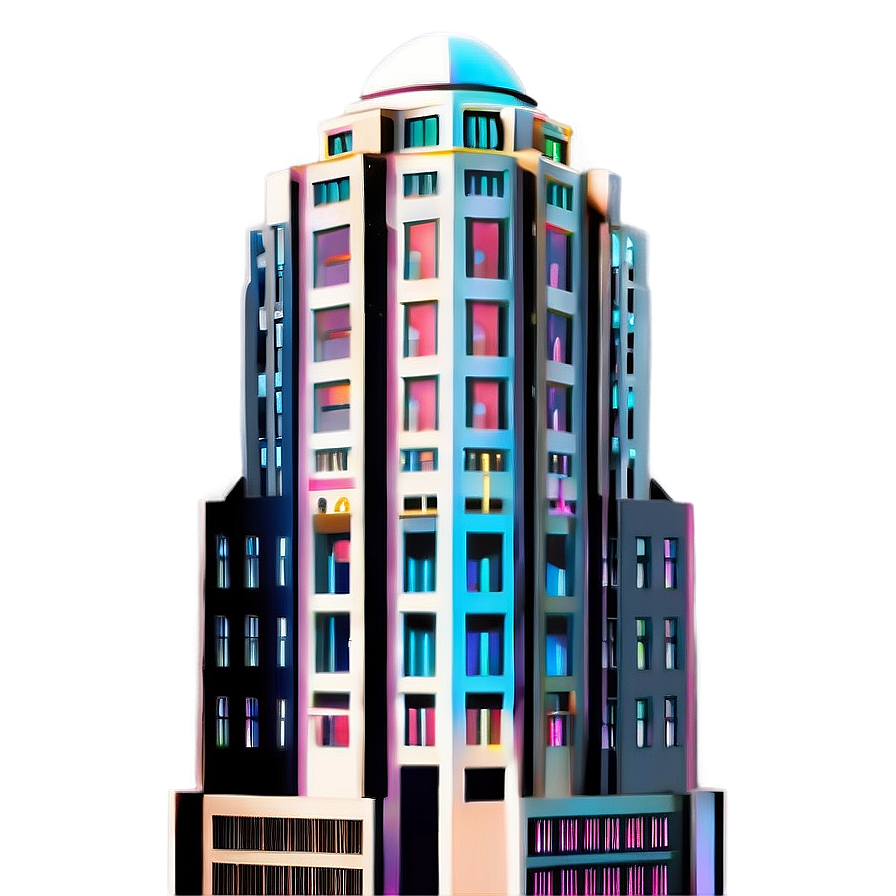 Art Deco Skyscraper Png 45 PNG image