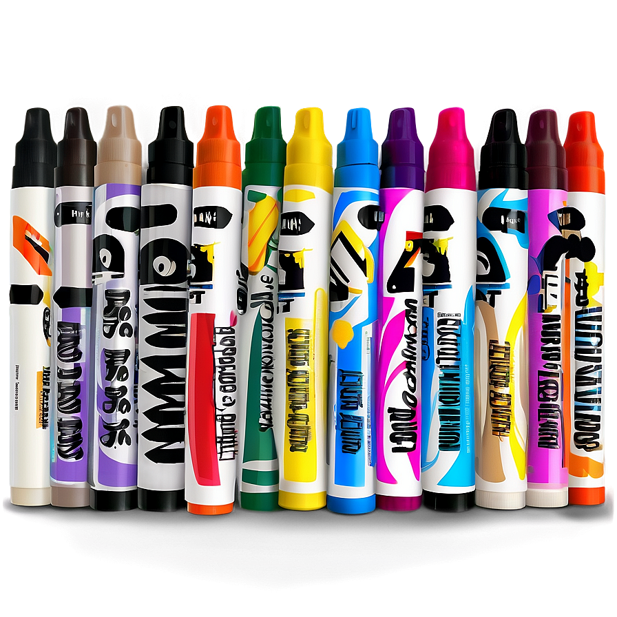 Art Markers Bundle Png 35 PNG image