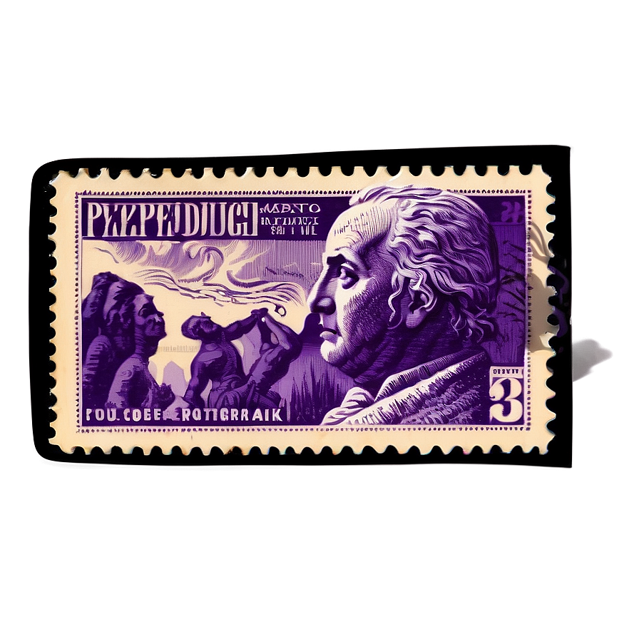 Art Movements Postage Stamp Png 06122024 PNG image