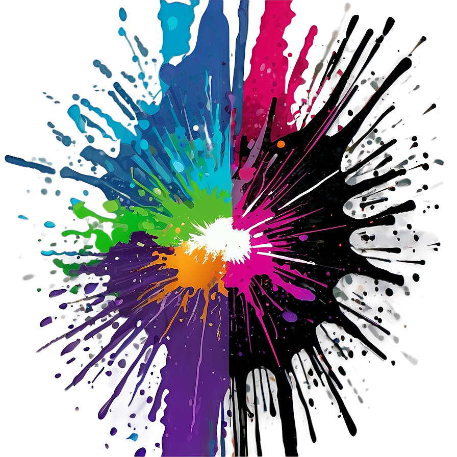 Art Therapy Splatter Technique Png 83 PNG image