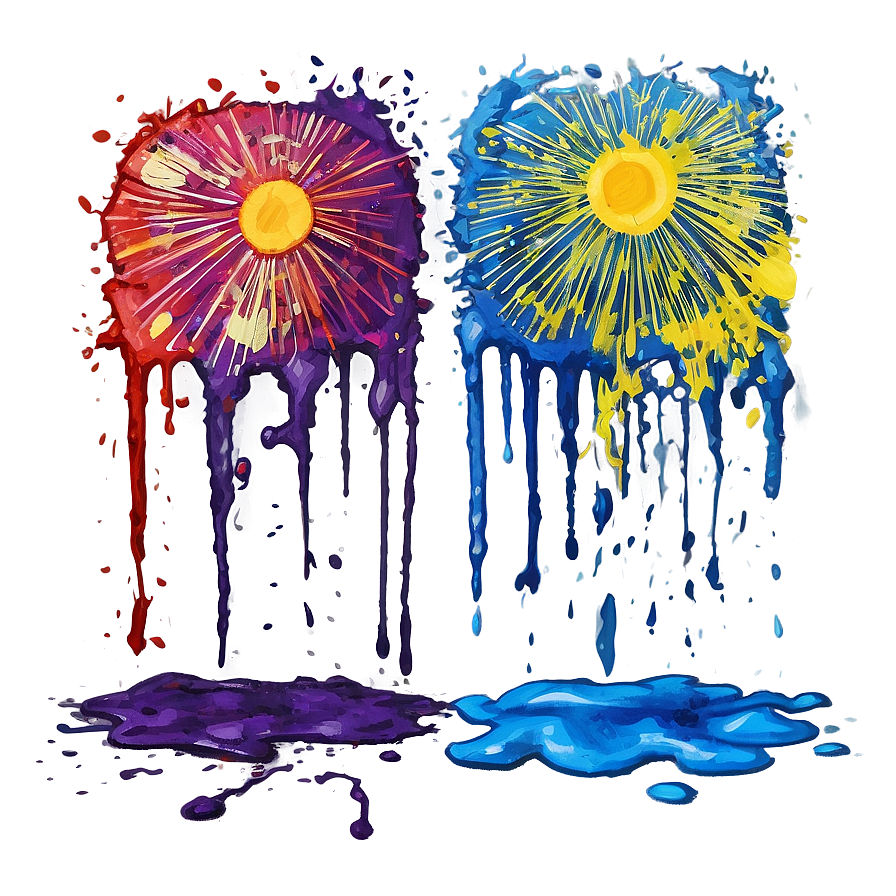 Art Therapy Splatter Technique Png Mjh42 PNG image