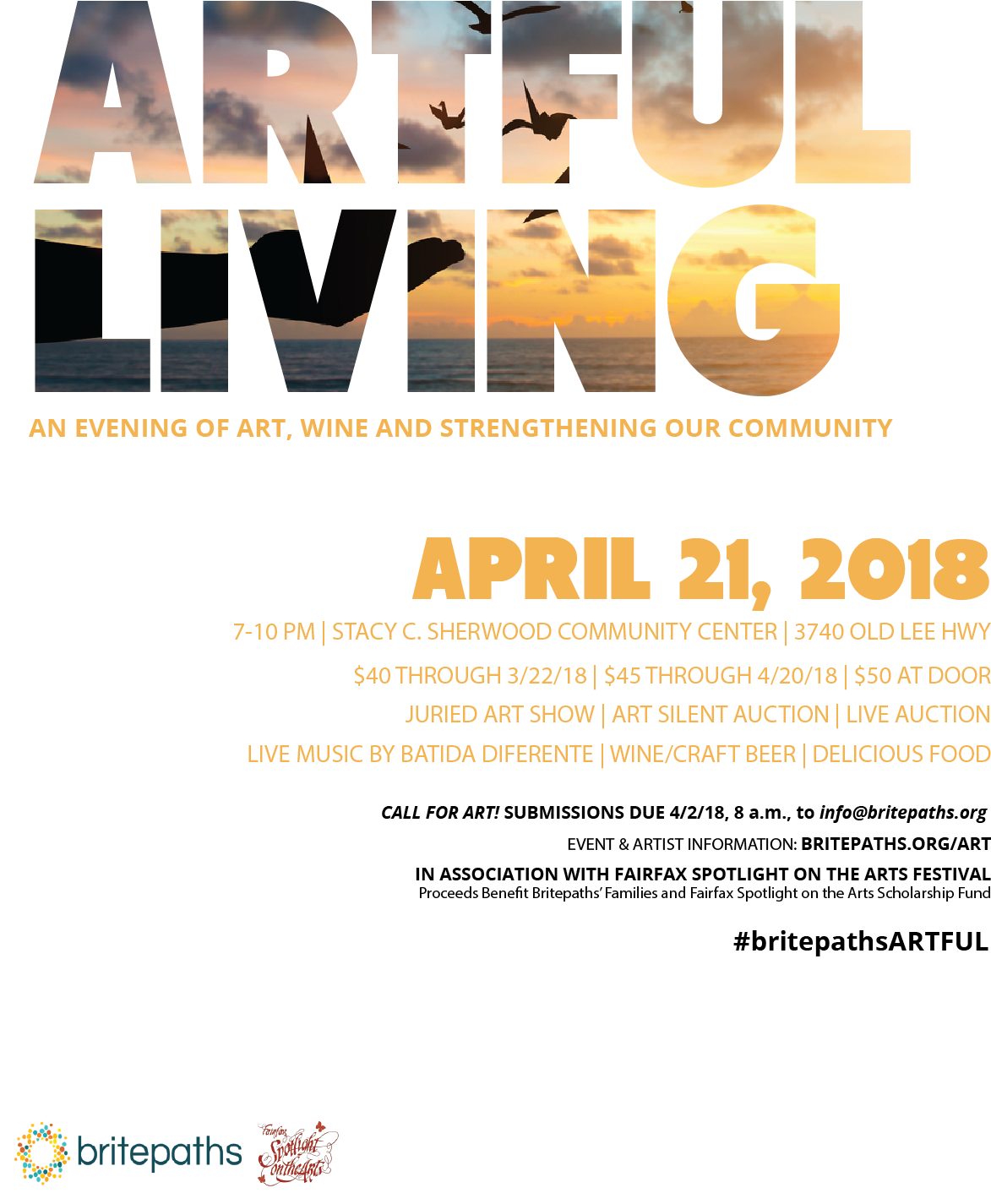 Artful Living Event Poster2018 PNG image