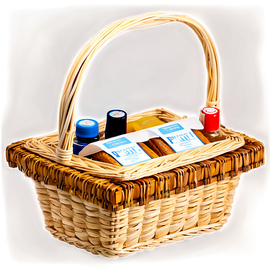 Artisan Picnic Basket Png 06122024 PNG image