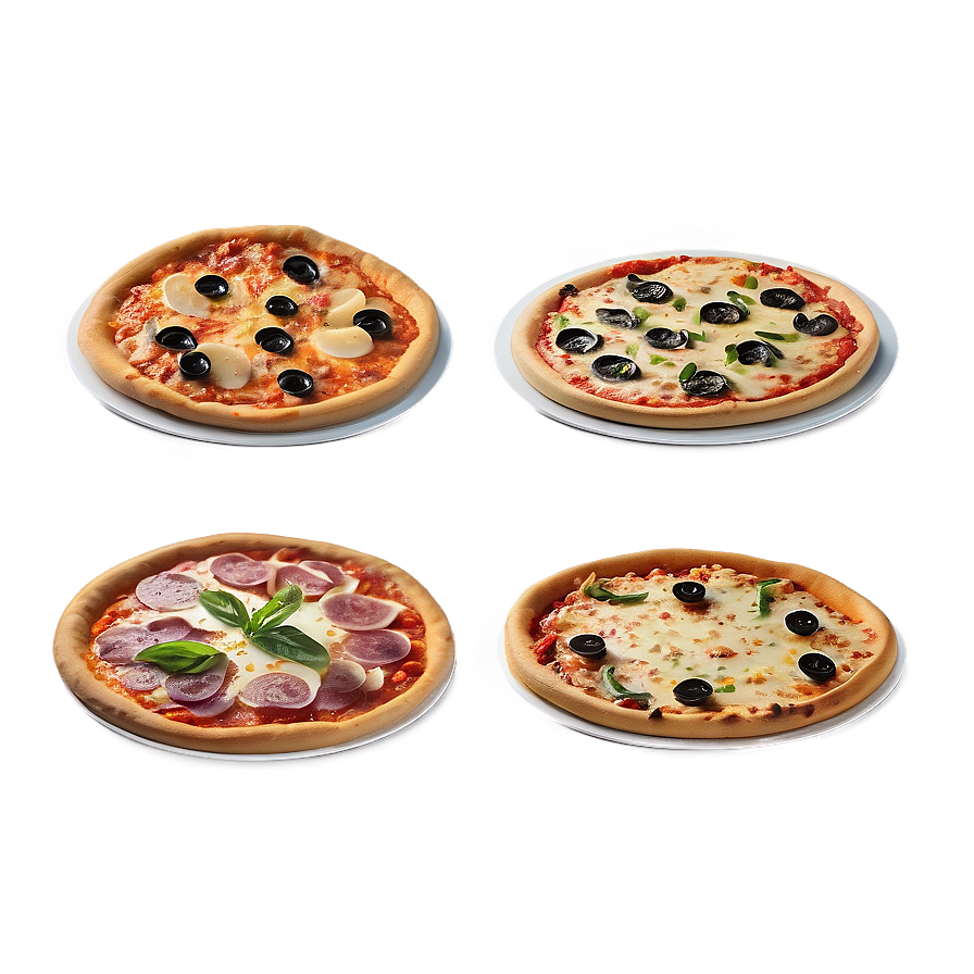 Artisan Pizza Selection Png Wwl85 PNG image