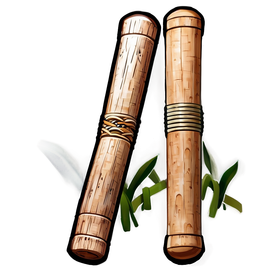 Artisan Wooden Stick Png Aic PNG image