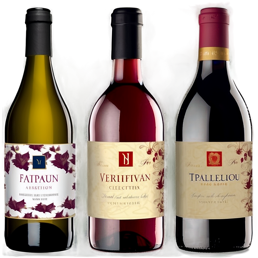 Artisanal Wine Label Collection Png 06282024 PNG image