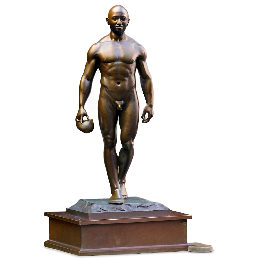 Artistic Bronze Figurine Png Uln37 PNG image