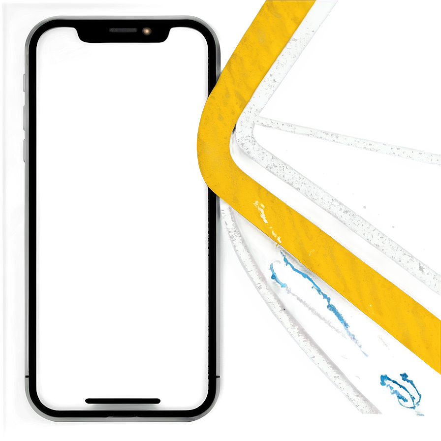 Artistic Cell Phone Border Png 81 PNG image