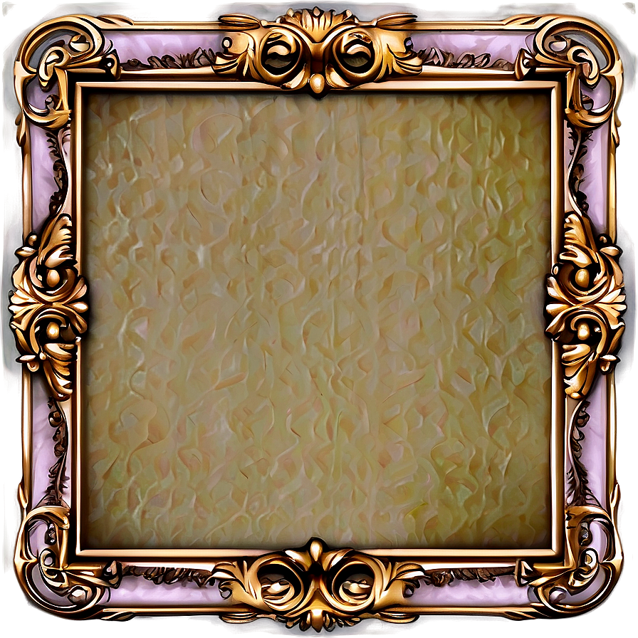 Artistic Certificate Frame Png 06262024 PNG image