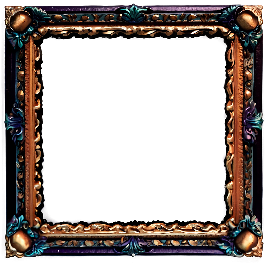 Artistic Certificate Frame Png Ygb70 PNG image