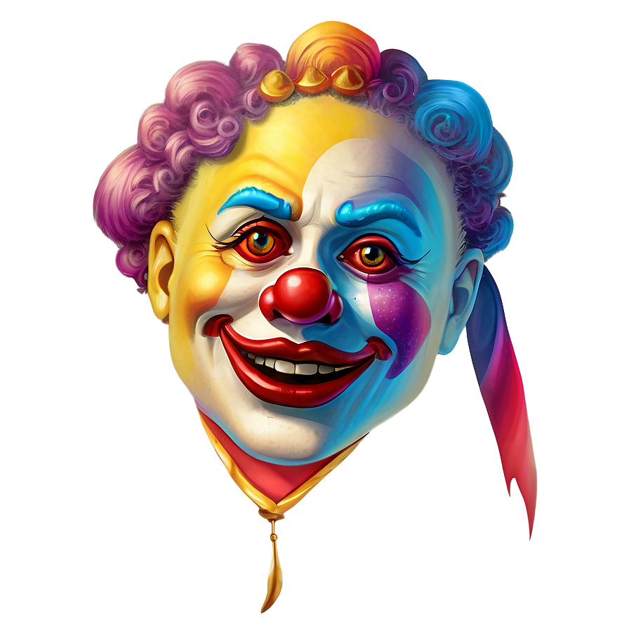 Artistic Clown Emoji Png Tvk66 PNG image