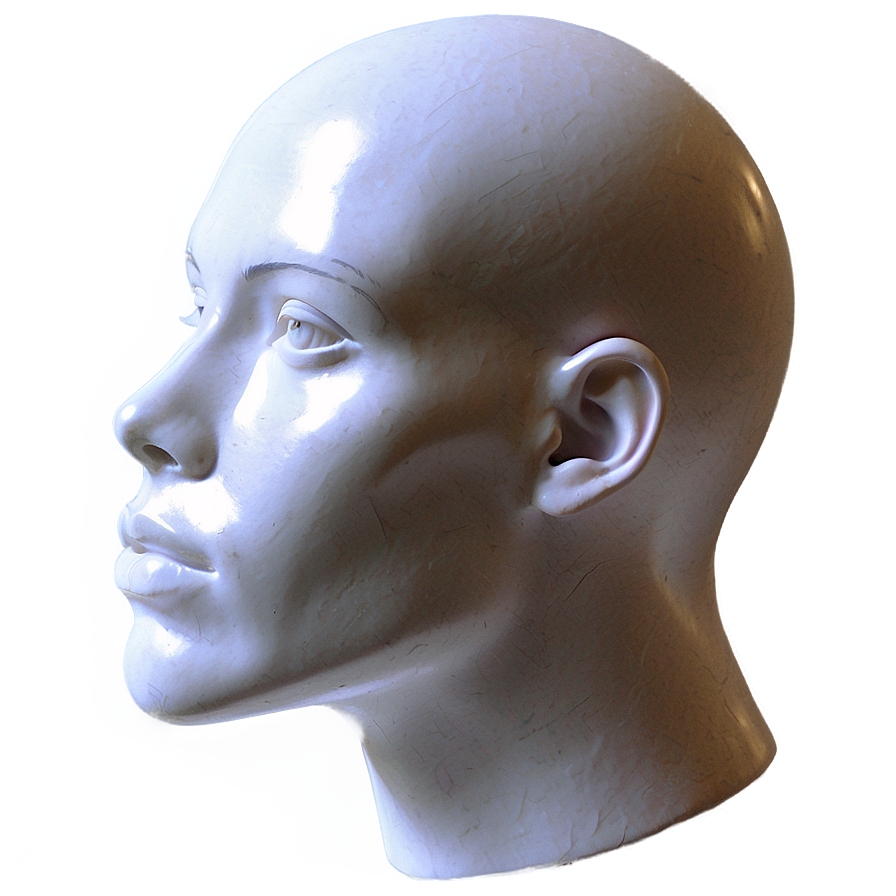 Artistic Drawing Mannequin Head Png 06282024 PNG image