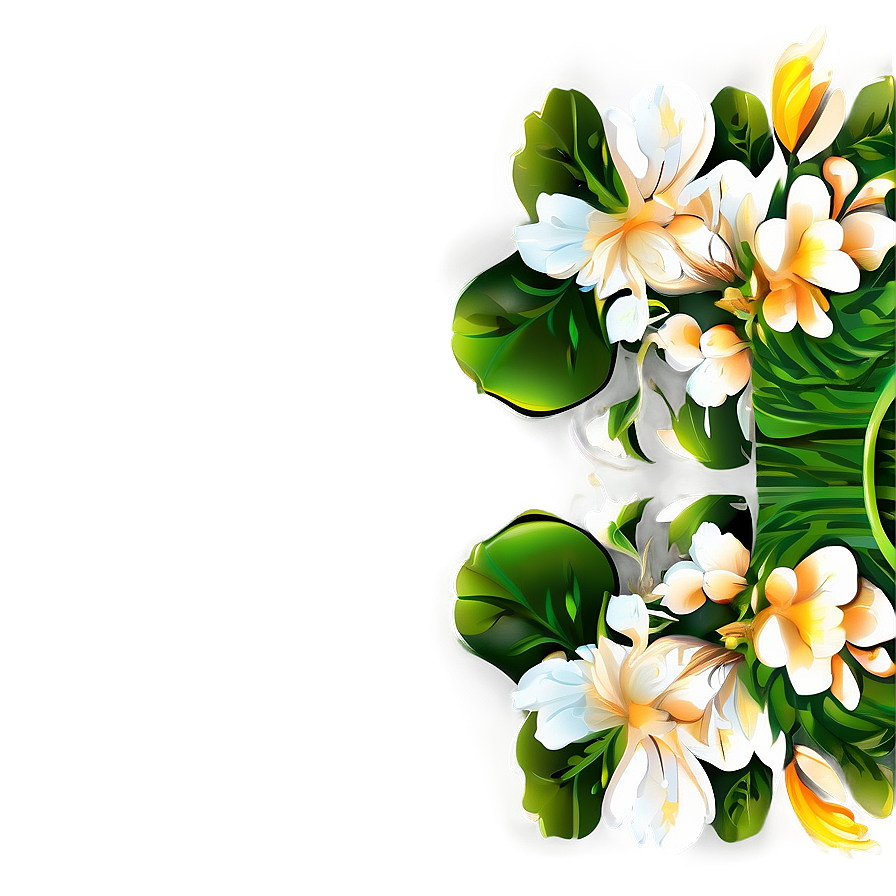 Artistic Floral Pattern Png Usw PNG image