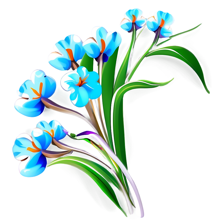 Artistic Flower Composition Png 06262024 PNG image