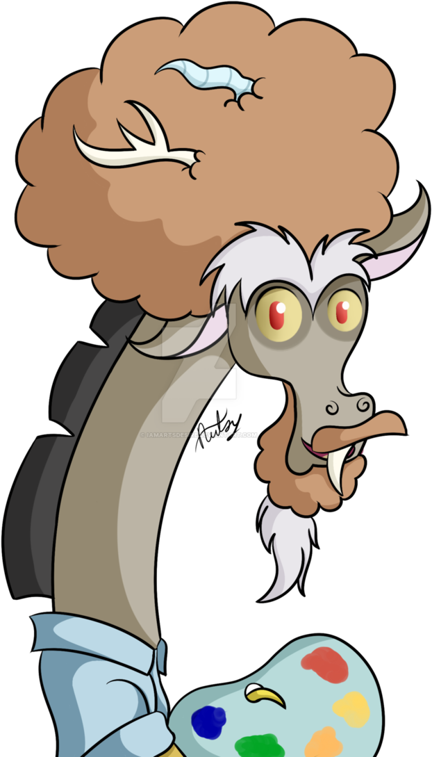 Artistic_ Goat_ Character_ Cartoon PNG image