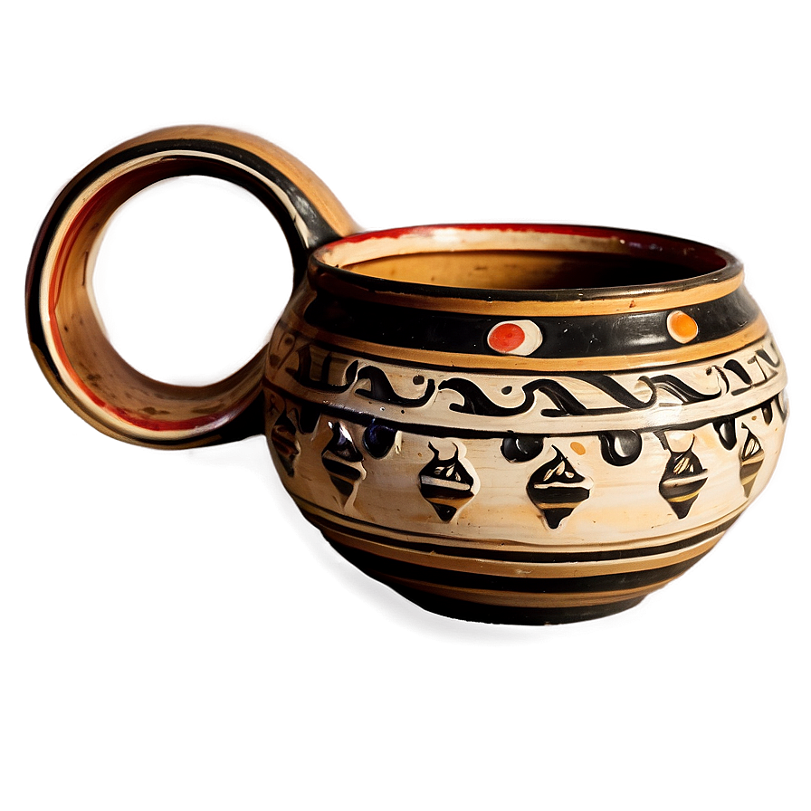 Artistic Handcrafted Pottery Png 06202024 PNG image