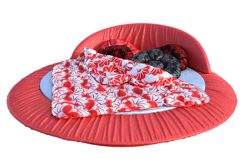 Artistic Hat Shaped Bed Design PNG image