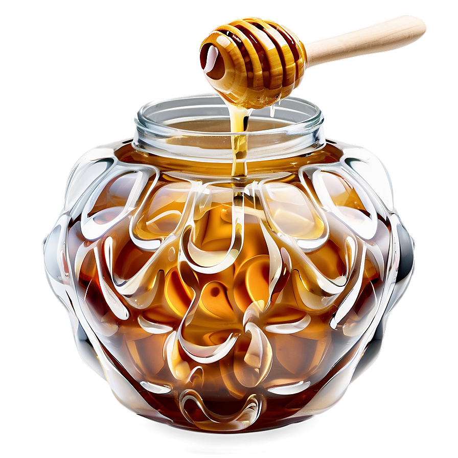 Artistic Honey Jar Png 37 PNG image