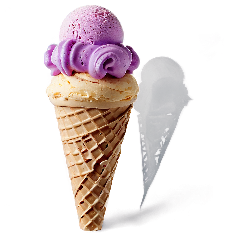 Artistic Ice Cream Cone Png Gsk24 PNG image