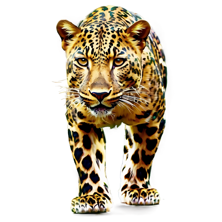 Artistic Leopard Pattern Png Lus8 PNG image