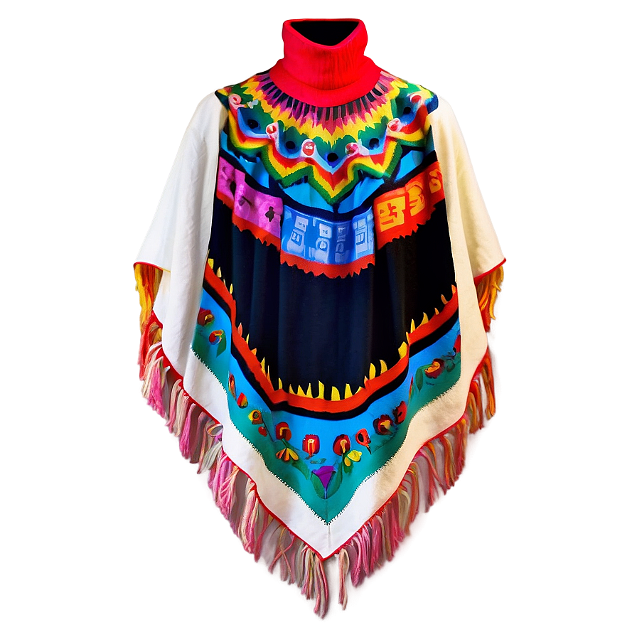 Artistic Mexican Poncho Detail Png 29 PNG image