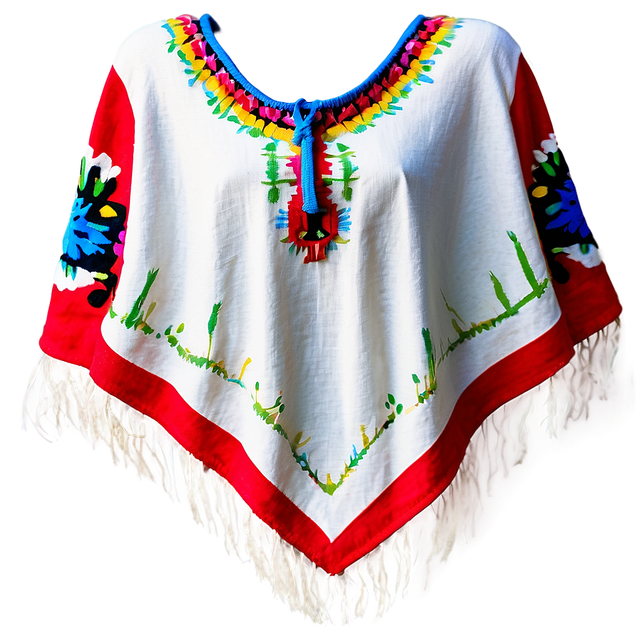 Artistic Mexican Poncho Detail Png Yky PNG image