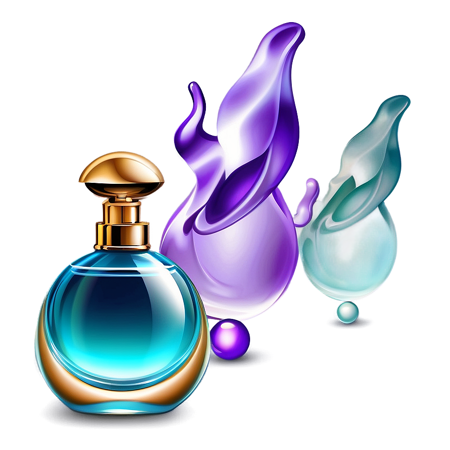 Artistic Perfume Bottle Illustration Png 81 PNG image