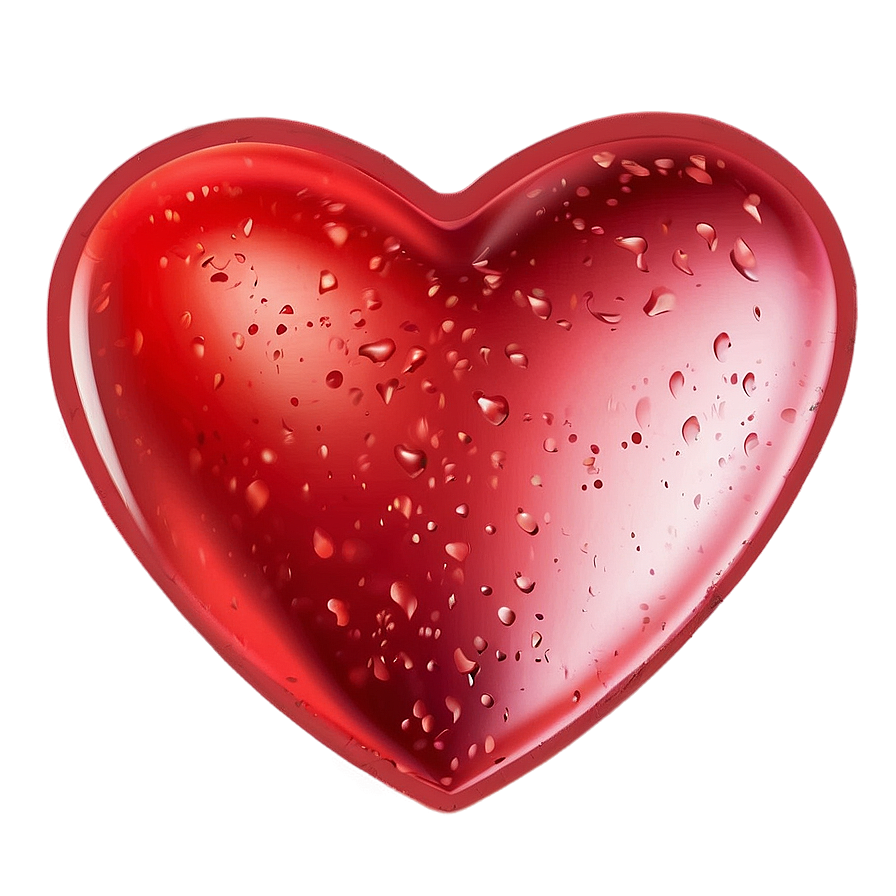 Artistic Red Heart Emoji Png Ryl13 PNG image