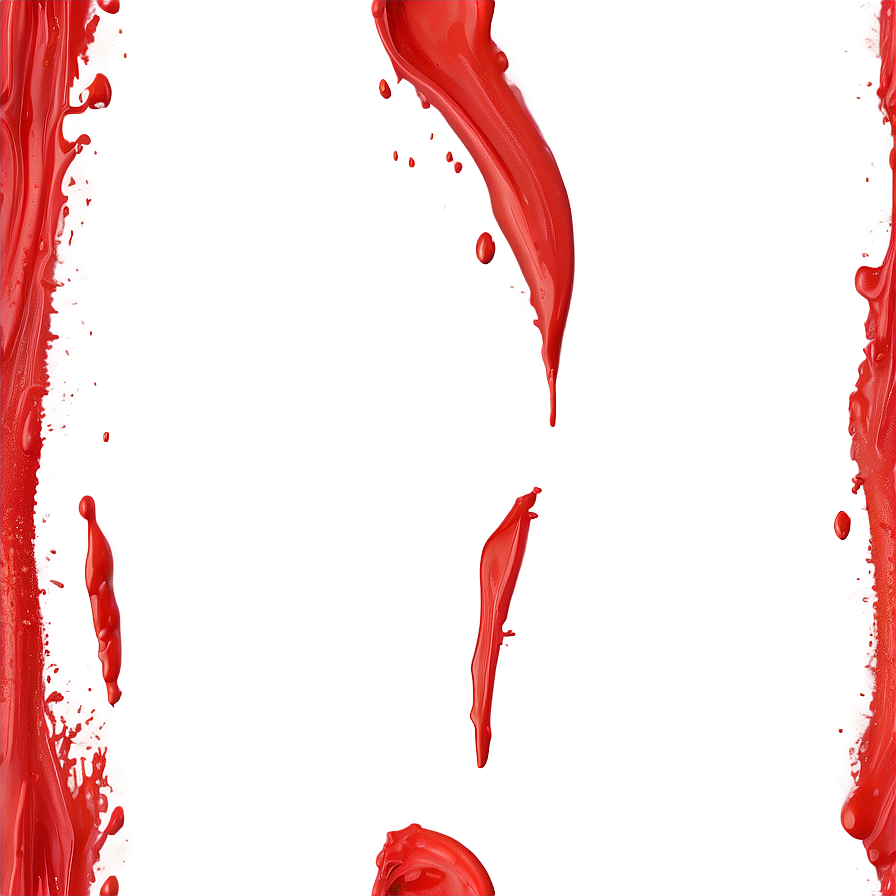 Artistic Red Paint Stroke Png 06262024 PNG image