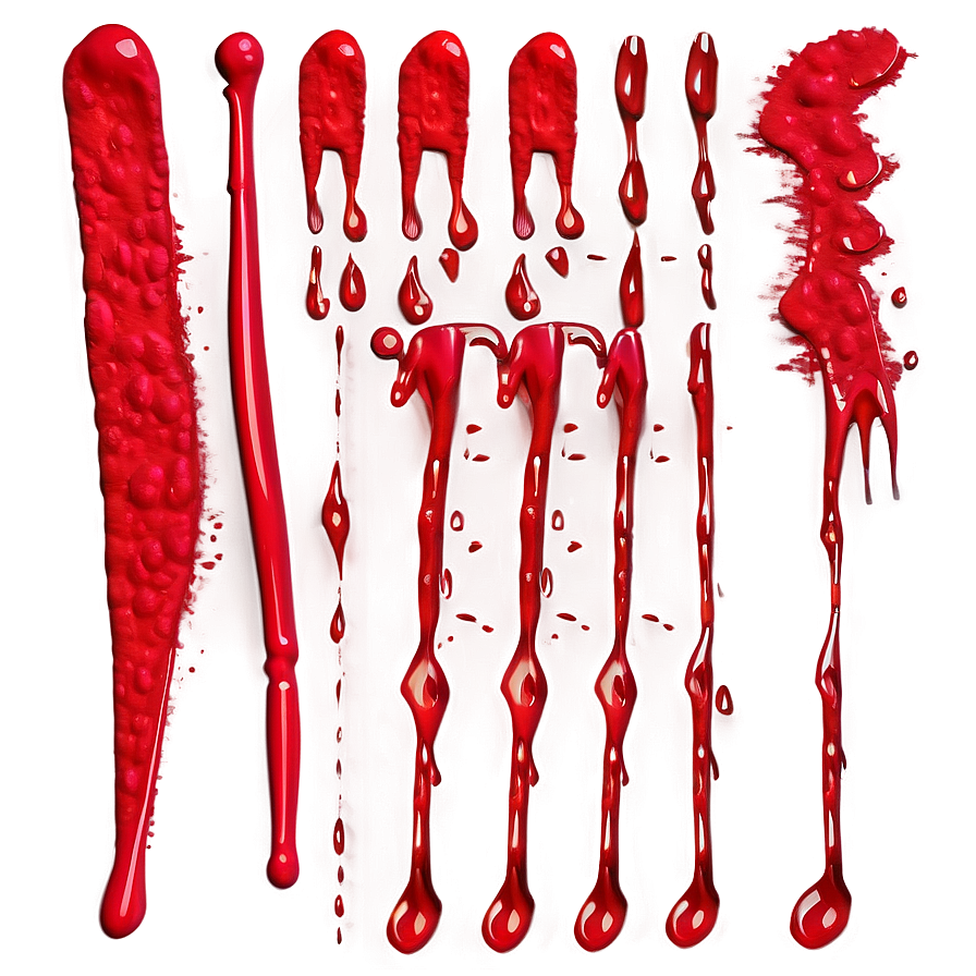 Artistic Red Paint Stroke Png 14 PNG image