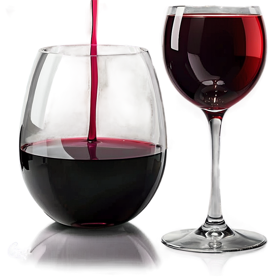 Artistic Red Wine Glass Png 83 PNG image