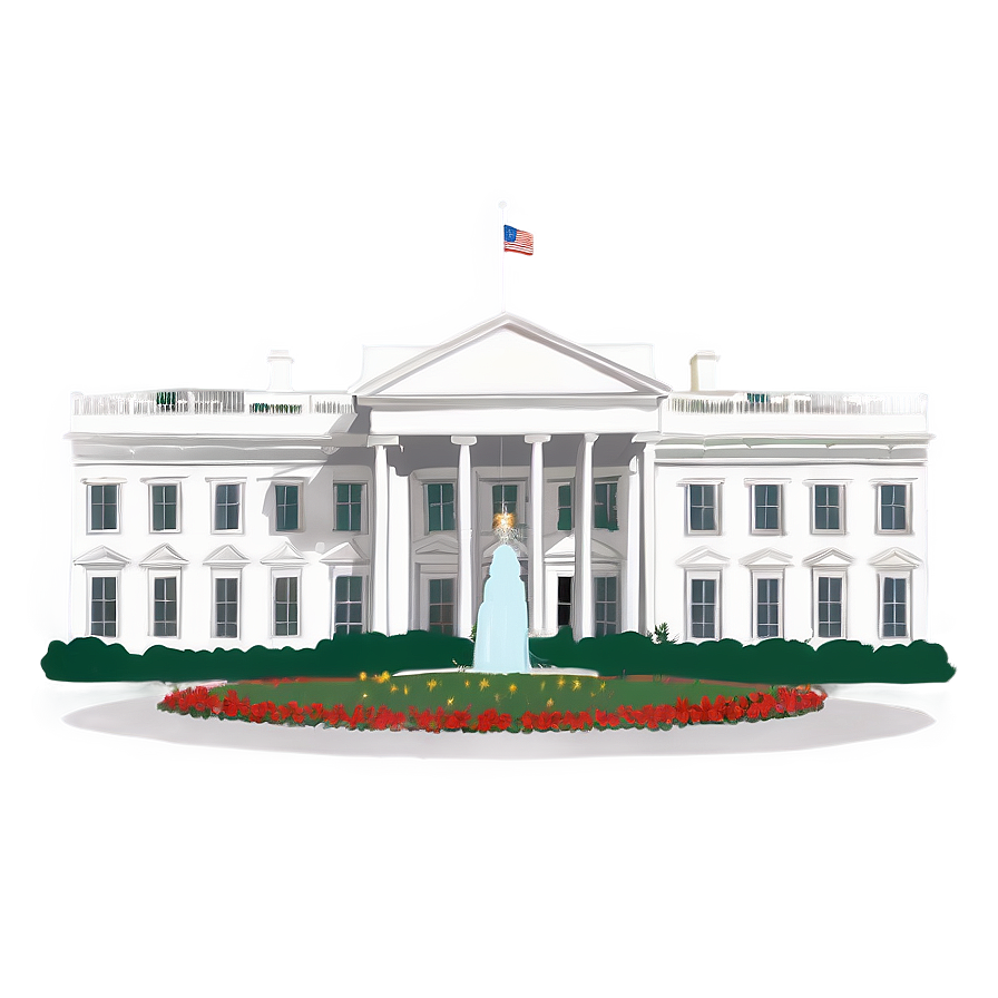 Artistic Rendering Of White House Png 06252024 PNG image