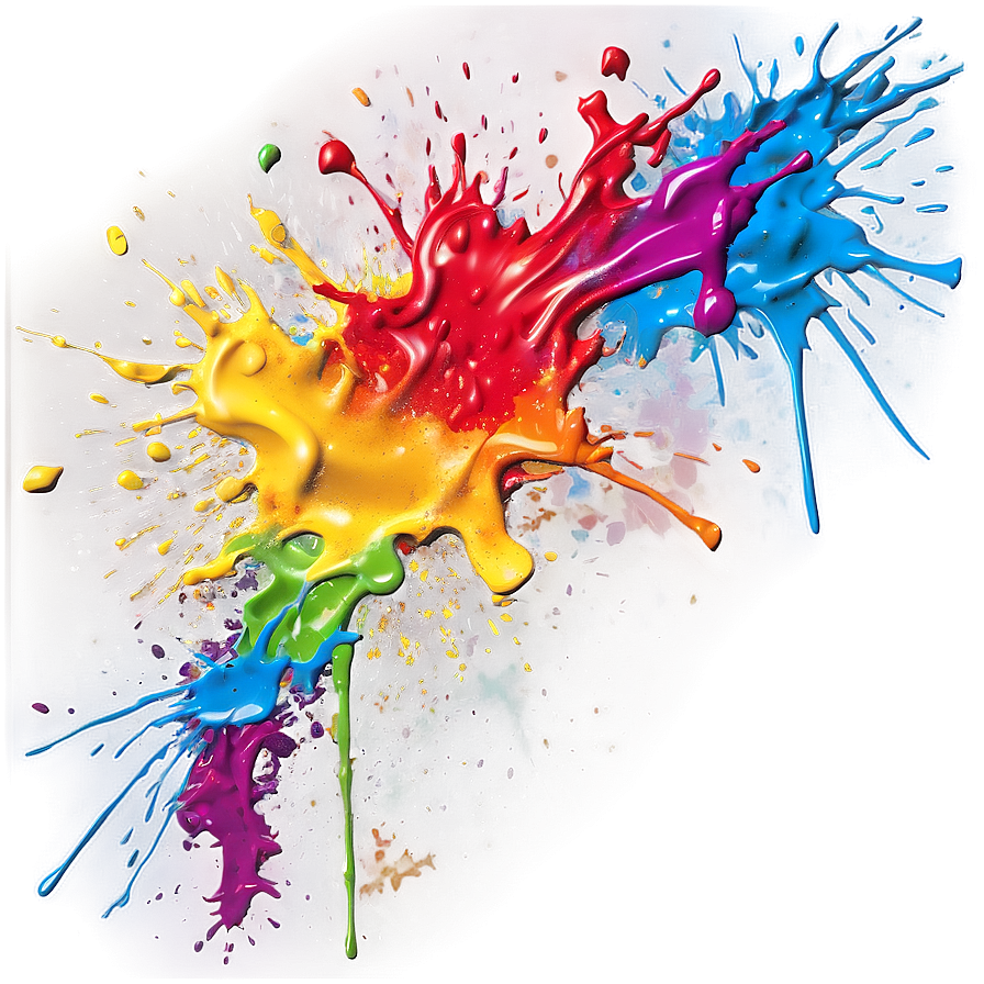 Artistic Spray Paint Splatter Png Nmf PNG image