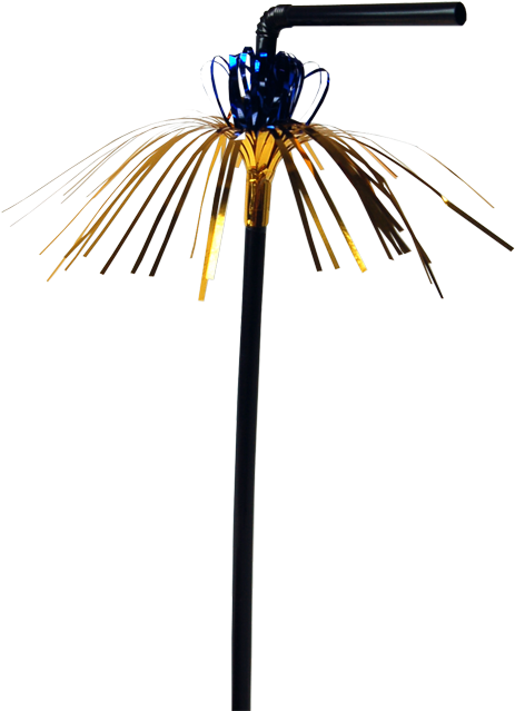 Artistic Straw Sculpture PNG image