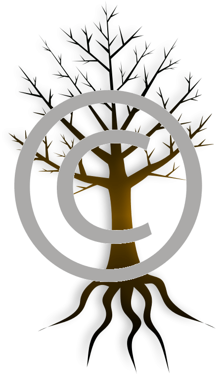 Artistic Tree Trunk Design PNG image