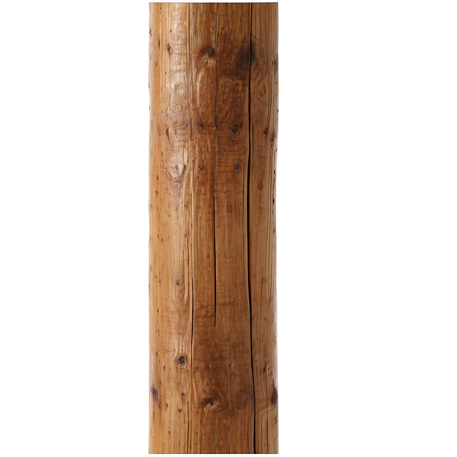 Artistic Wooden Post Png 06272024 PNG image