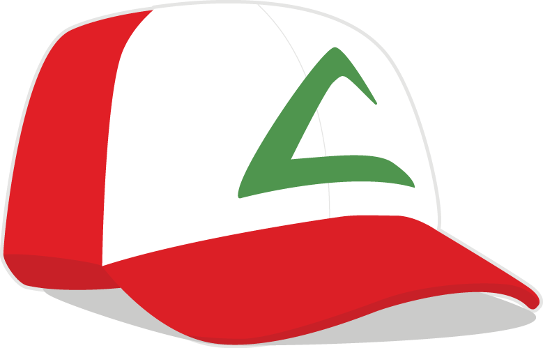 Ash Ketchum Iconic Cap PNG image