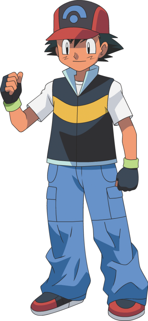 Ash Ketchum Ready For Battle PNG image