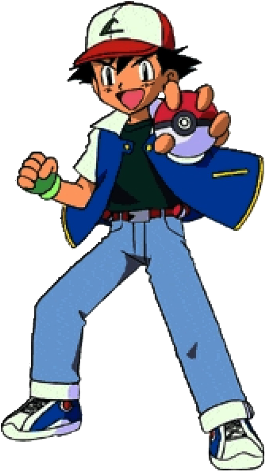 Ash Ketchum Readyfor Battle PNG image