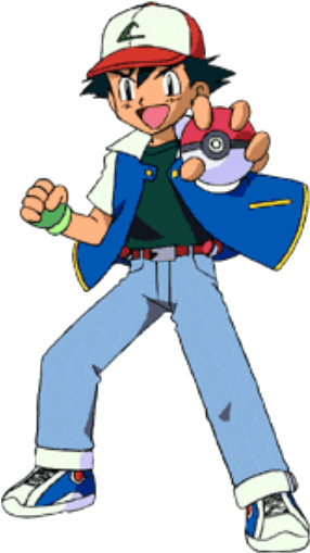 Ash Ketchum Readyfor Battle PNG image