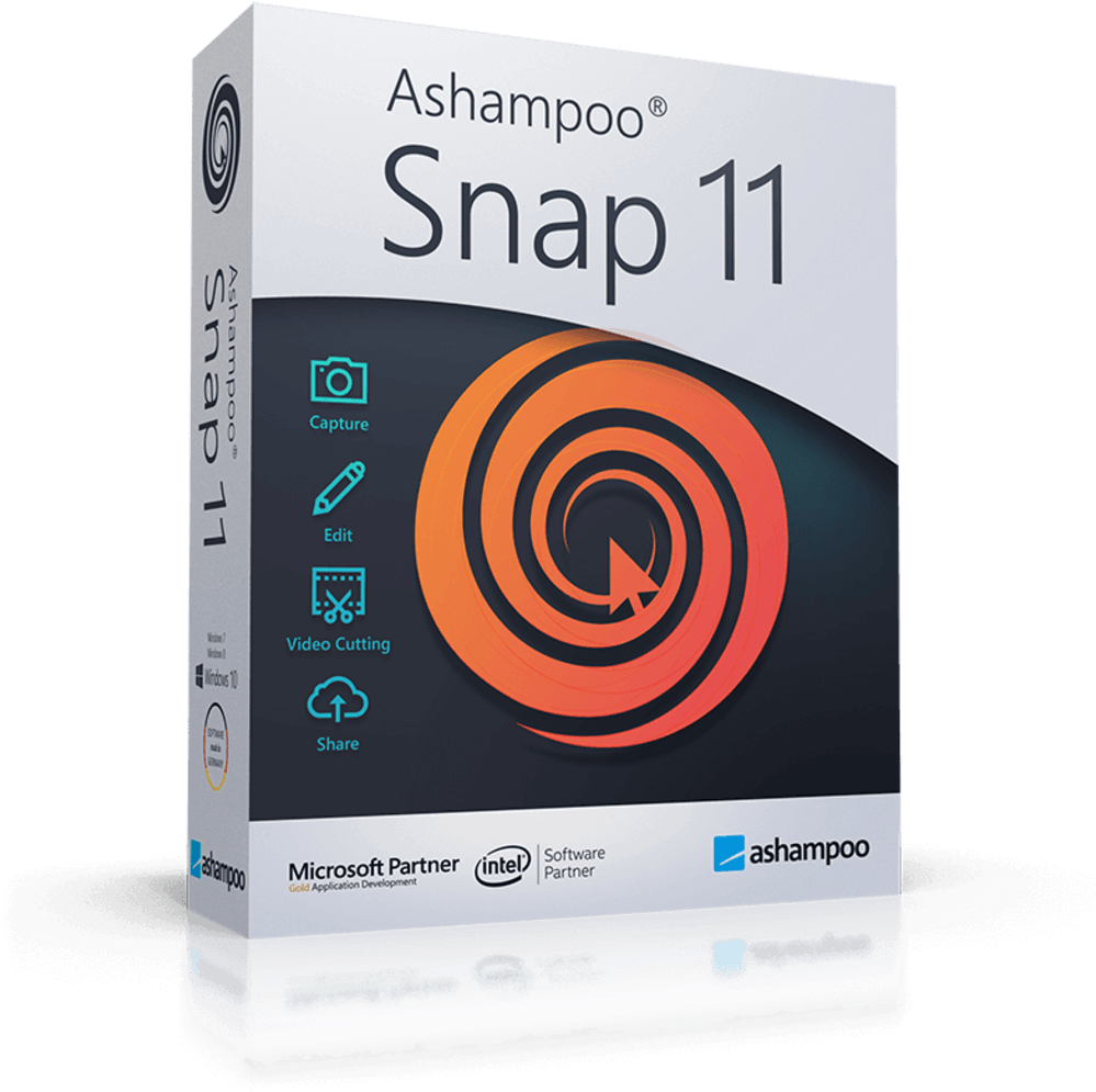 Ashampoo Snap11 Software Box PNG image