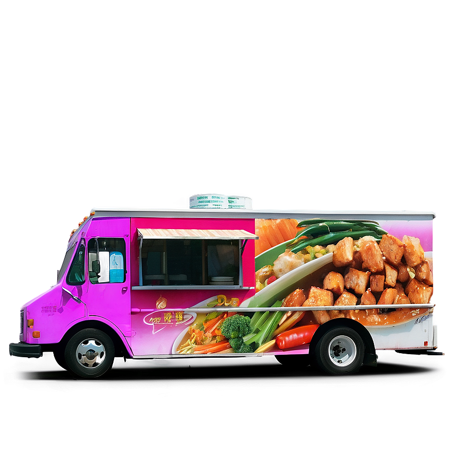 Asian Food Truck Png 05252024 PNG image