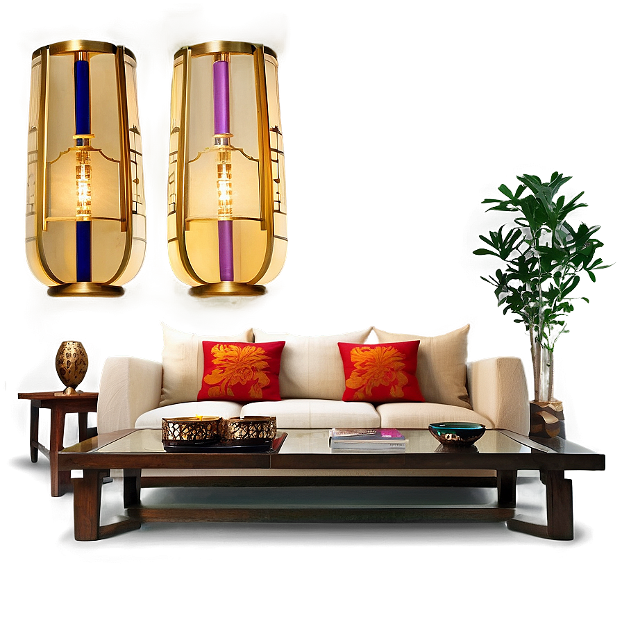 Asian Inspired Living Room Png 05242024 PNG image