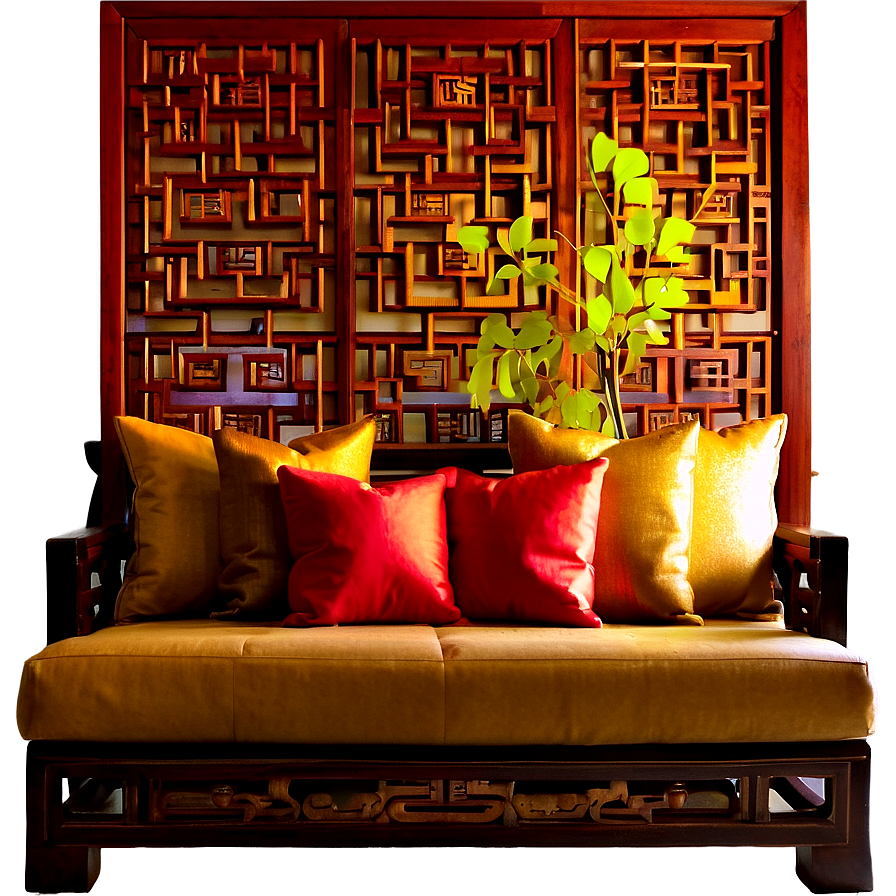 Asian Inspired Living Room Png Bdd PNG image